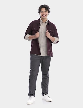 Sobrecamisa casual Vittorio Forti manga larga para hombre