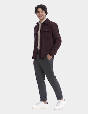 Sobrecamisa casual Vittorio Forti manga larga para hombre