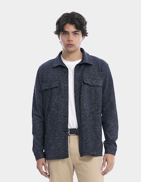 Sobrecamisa casual Vittorio Forti manga larga para hombre