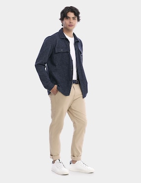 Sobrecamisa casual Vittorio Forti manga larga para hombre