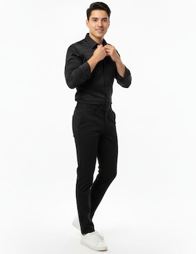 Camisa casual Pavini manga larga para hombre