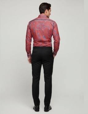 Camisa casual Pavini manga larga para hombre