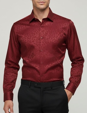 Camisa casual Pavini manga larga para hombre
