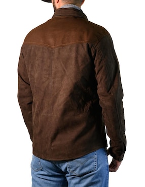 Chamarra Tacalero de piel para hombre
