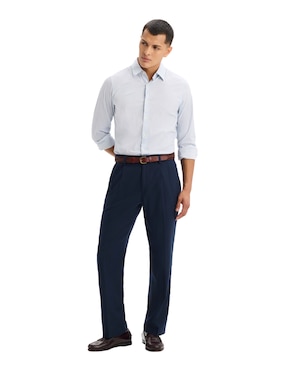 Camisa formal Dockers de algodón manga larga para hombre