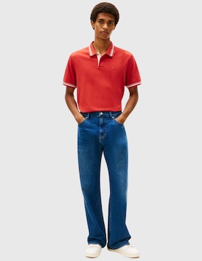 Playera tipo polo tommy jeans para hombre