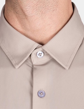 Camisa casual Generra de nylon manga corta para hombre