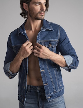 Chamarra casual Seven Jeans de mezclilla para hombre