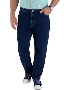 Jeans Regular Yale Lavado Obscuro Para Hombre