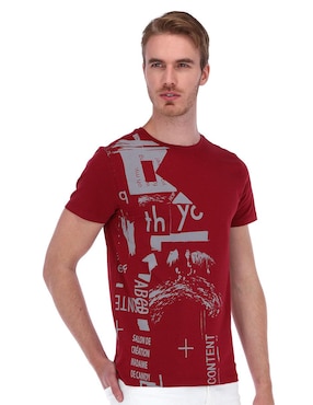 Playera Generra Cuello Redondo Para Hombre