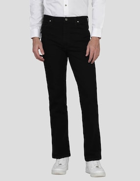 Jeans Slim Wrangler Lavado Obscuro Para Hombre