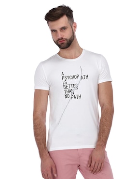 Playera Generra Cuello Redondo Para Hombre