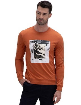 Playera Generra Cuello Redondo Para Hombre