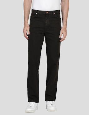 Jeans Slim Wrangler Lavado Obscuro Para Hombre