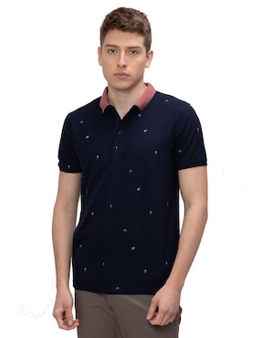 Playera Tipo Polo Generra Para Hombre