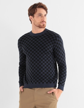 Sueter Moderno Cuello Redondo Para Hombre