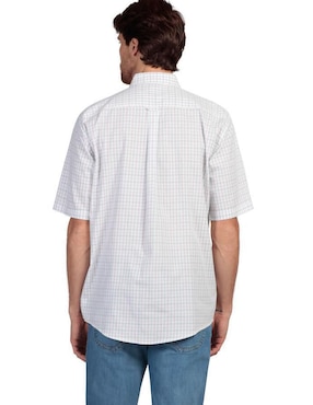 Camisa casual Lee de algodón manga corta para hombre
