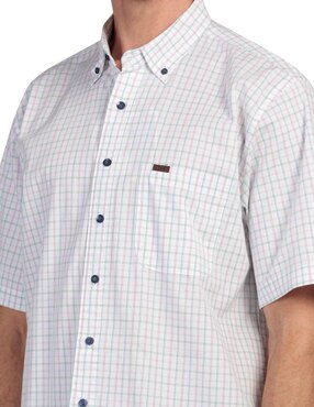 Camisa casual Lee de algodón manga corta para hombre