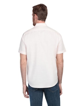 Camisa casual Lee de algodón manga corta para hombre