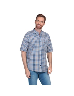 Camisa Casual Lee Manga Corta Para Hombre