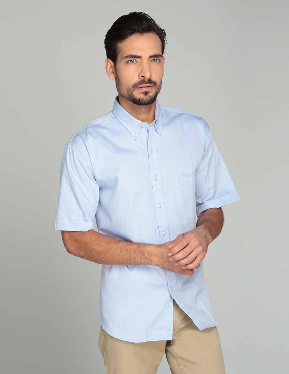 Camisa casual de algodón manga corta para hombre Camisa casual de algodón manga corta para hombre