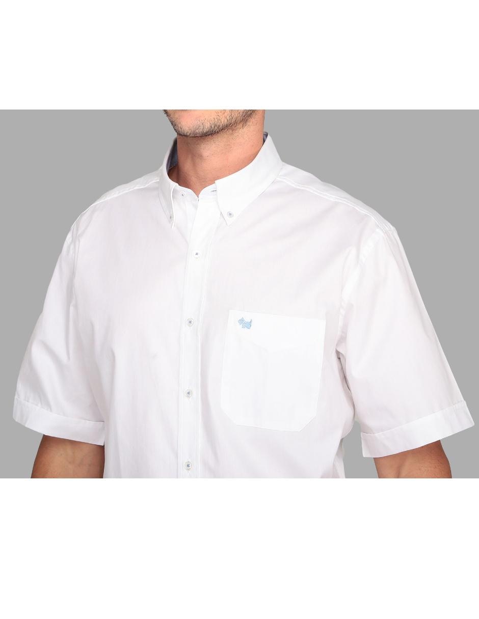 Camisa casual de algodón manga corta para hombre 4