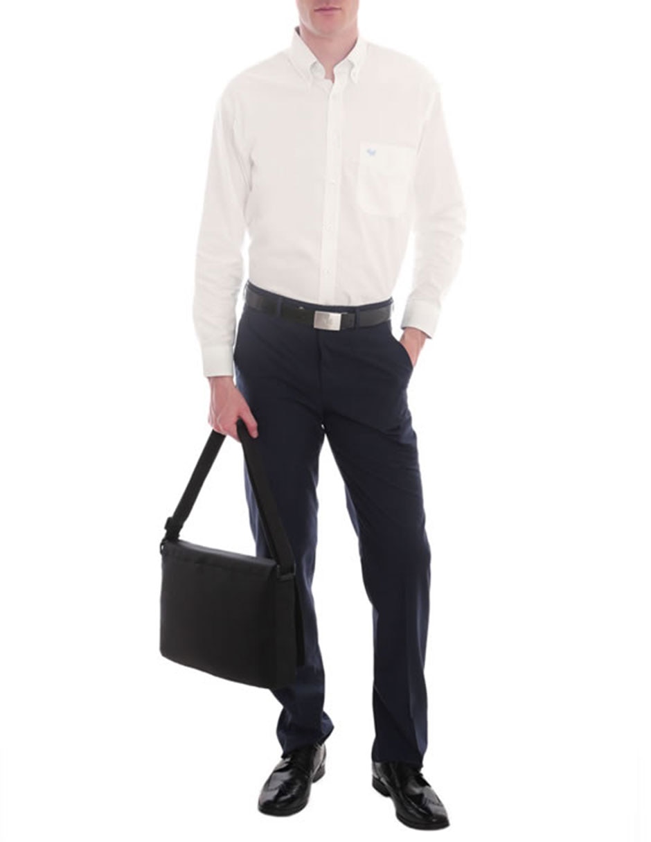 Camisa casual de algodón manga larga para hombre Camisa casual de algodón manga larga para hombre