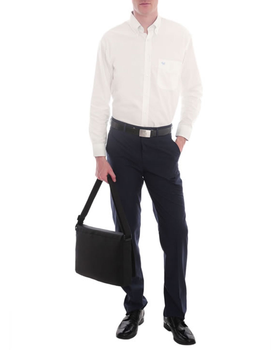 Camisa casual de algodón manga larga para hombre Camisa casual de algodón manga larga para hombre