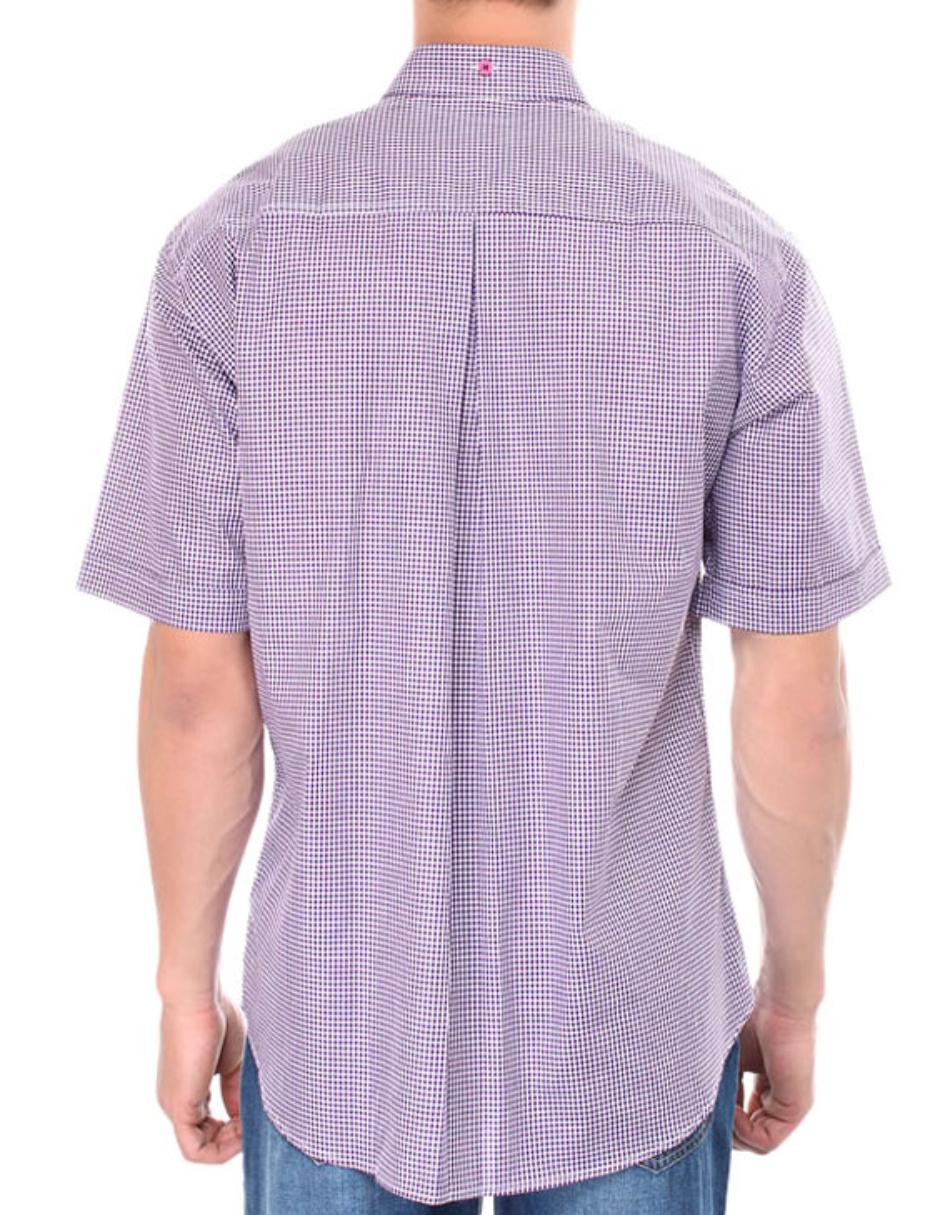 Camisa casual de algodón manga corta para hombre 2