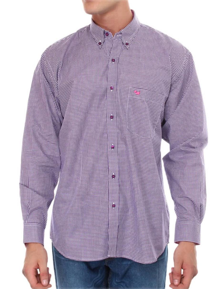Camisa casual de algodón manga larga para hombre Camisa casual de algodón manga larga para hombre