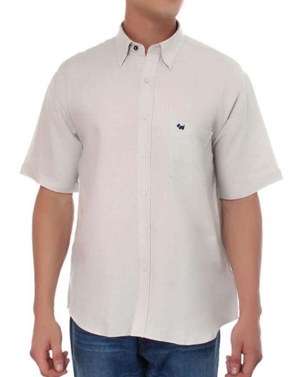 Camisa casual de lino manga corta para hombre Camisa casual de lino manga corta para hombre