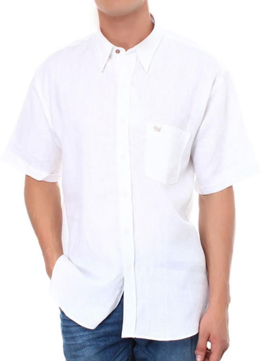 Camisa casual de lino manga corta para hombre Camisa casual de lino manga corta para hombre