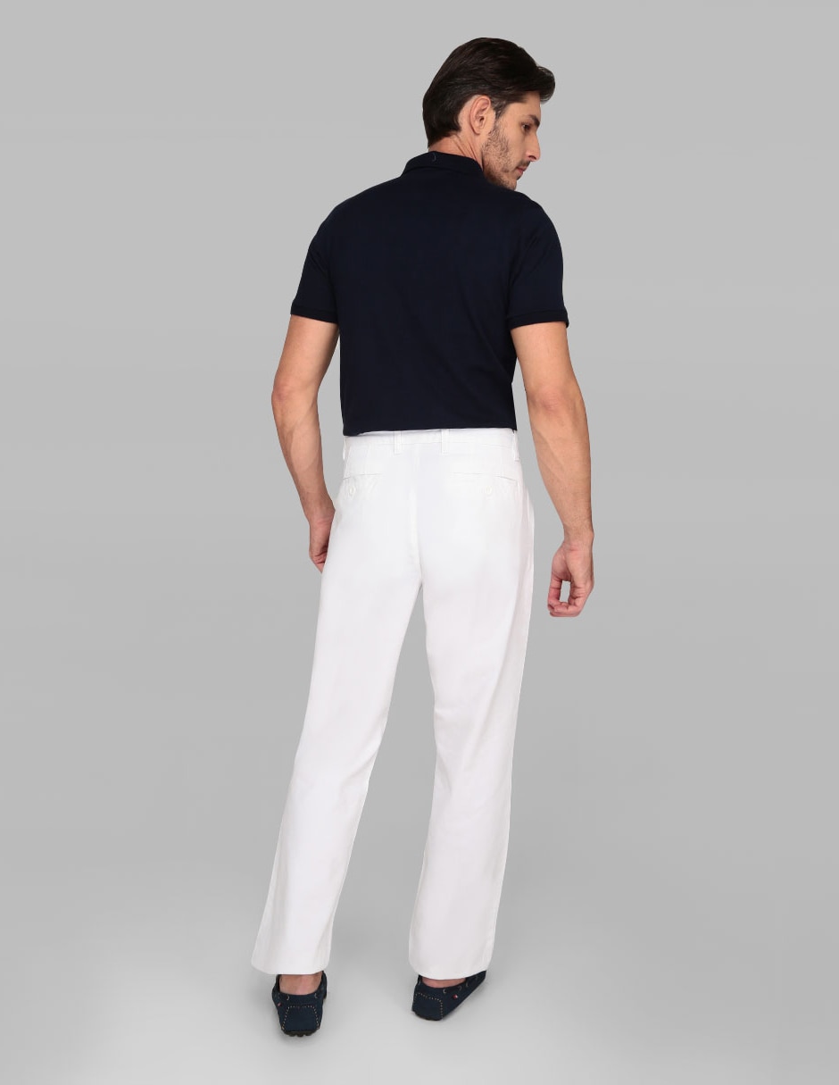 Pantalón recto de algodón para hombre 2