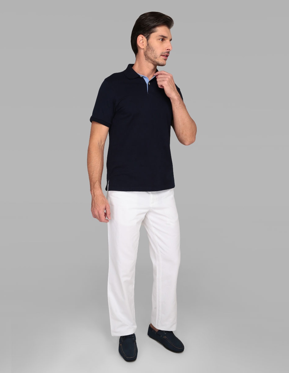 Pantalón recto de algodón para hombre 3