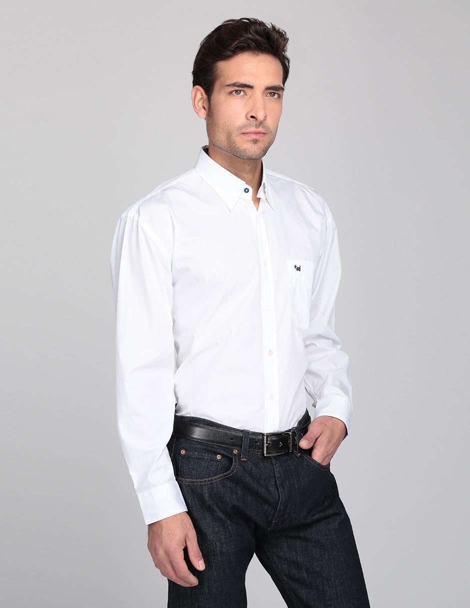 Camisa casual de algodón manga larga para hombre Camisa casual de algodón manga larga para hombre