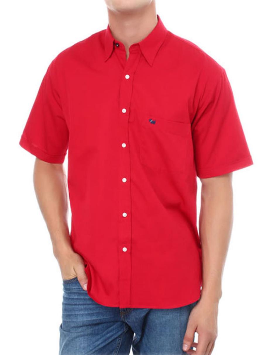 Camisa casual Ferrioni de algodón manga corta para hombre Liverpool.com.mx