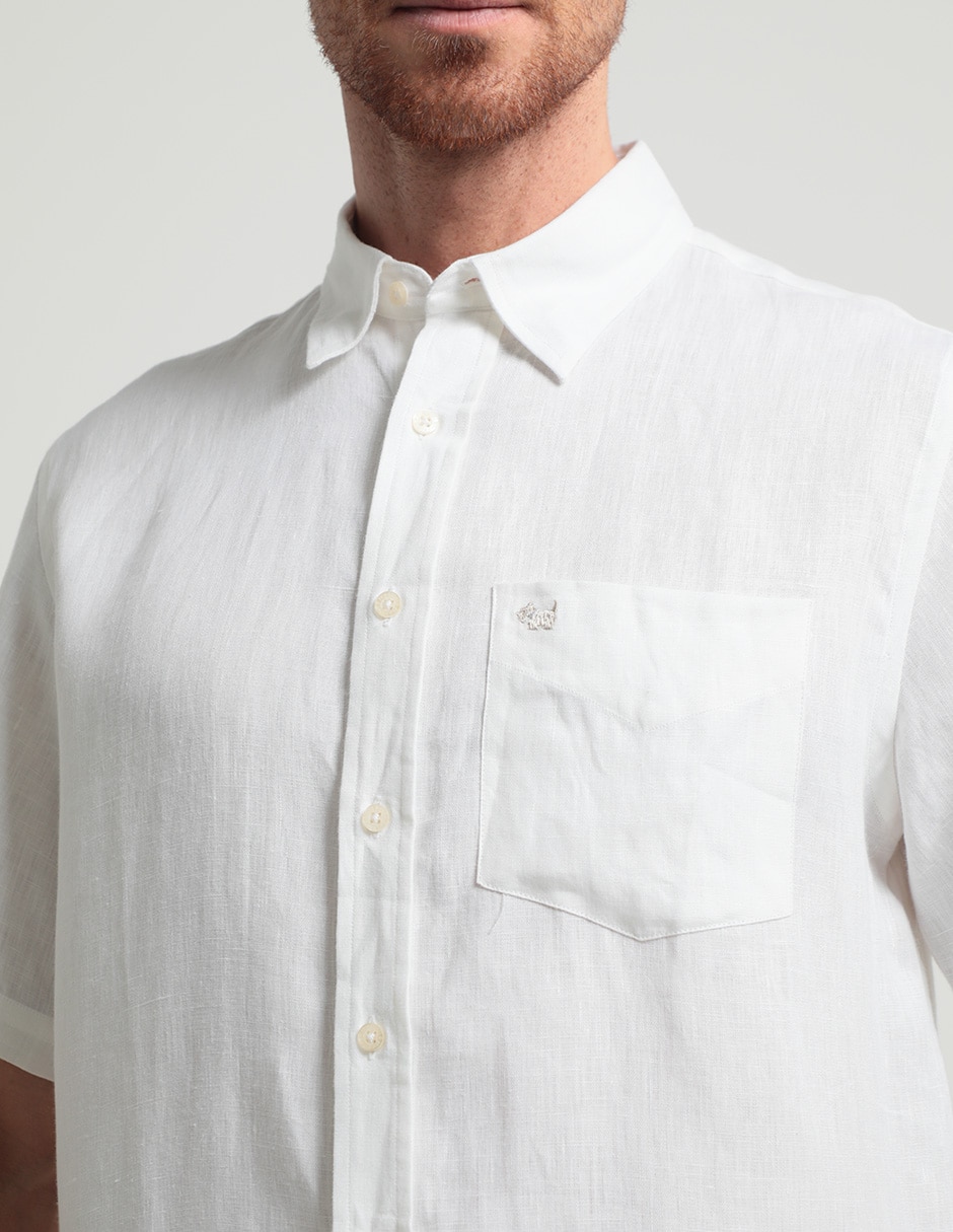 Camisa casual de manga corta para hombre 4