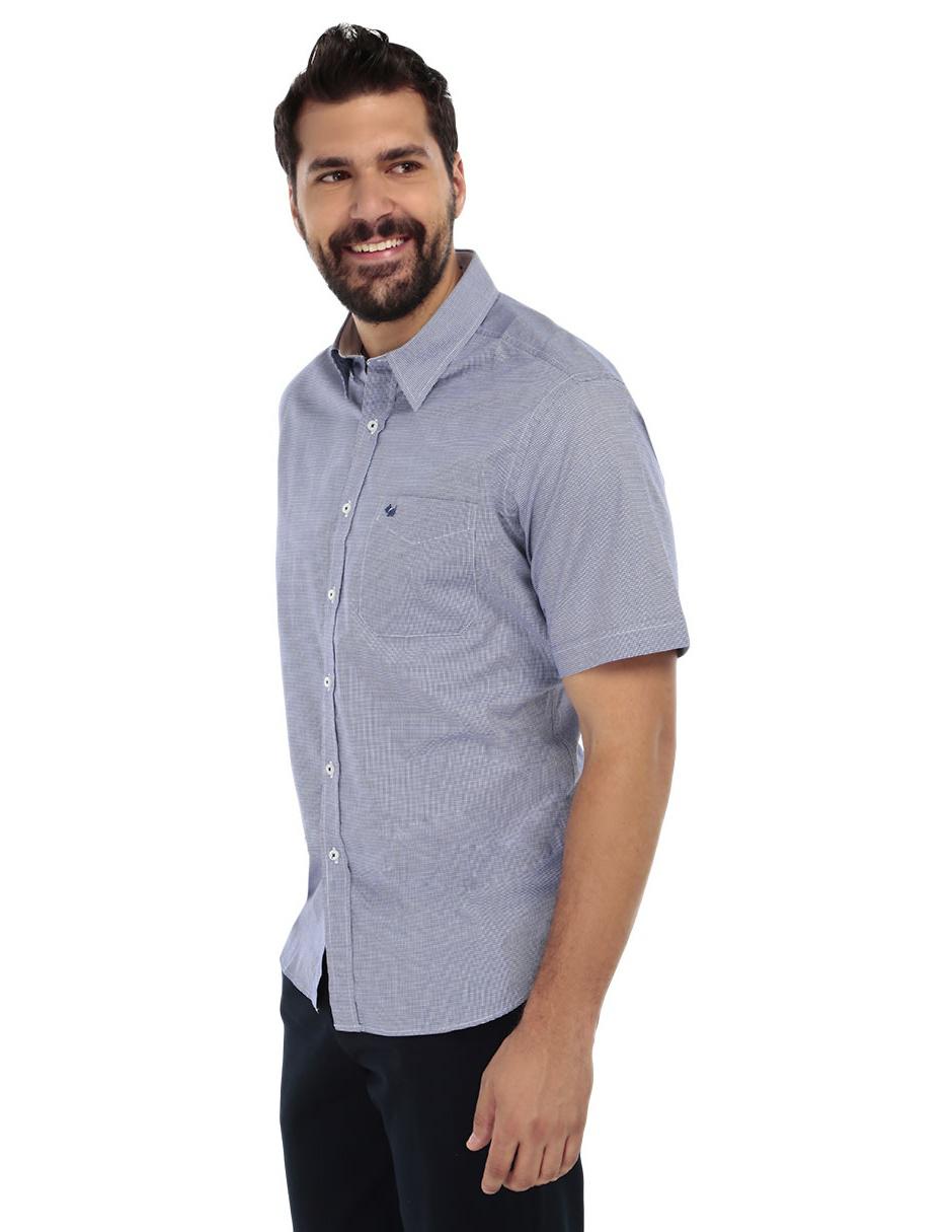 CAMISA FERRIONI M5712T, M, AZUL MARINO