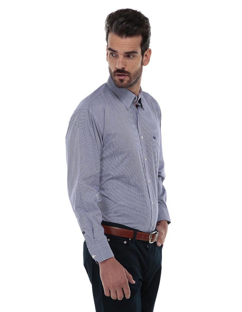 Camisa casual de algodón manga larga para hombre 2