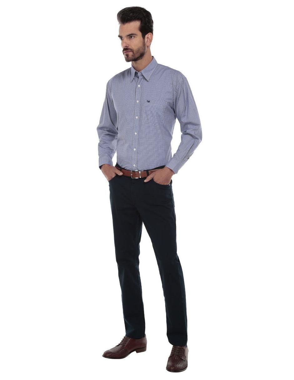 Camisa casual de algodón manga larga para hombre 3