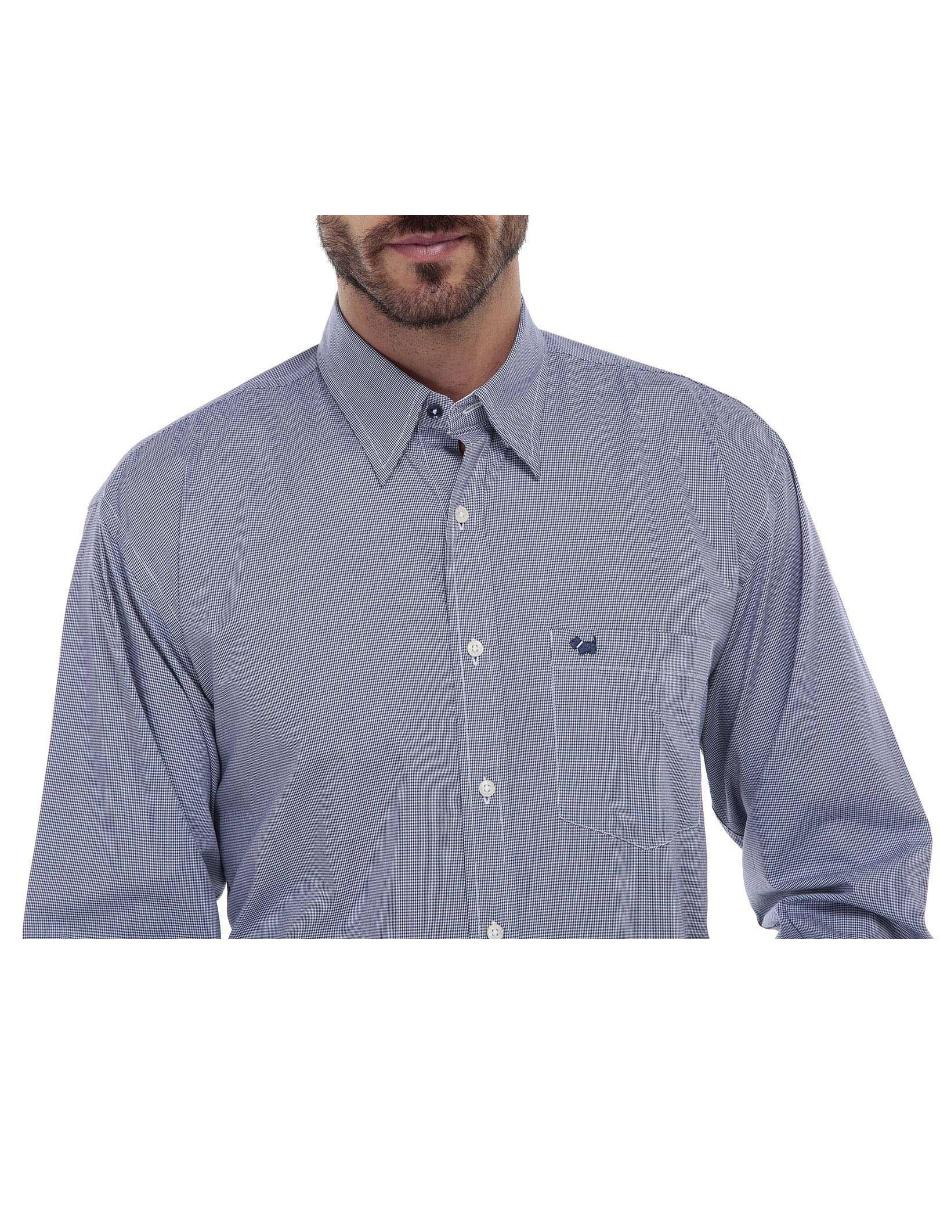 Camisa casual de algodón manga larga para hombre 4