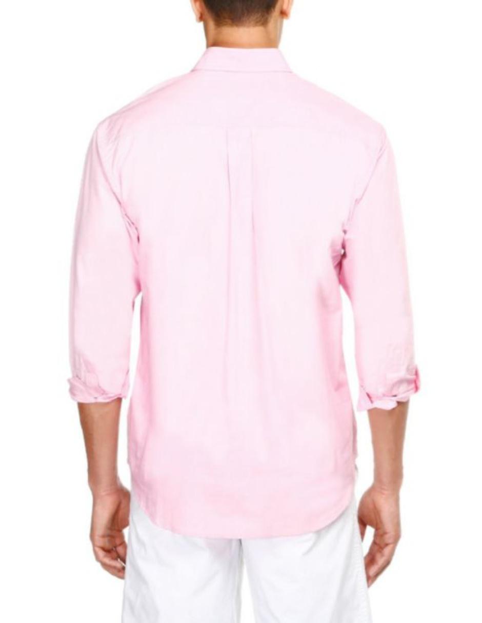 Camisa casual de algodón manga larga para hombre 10