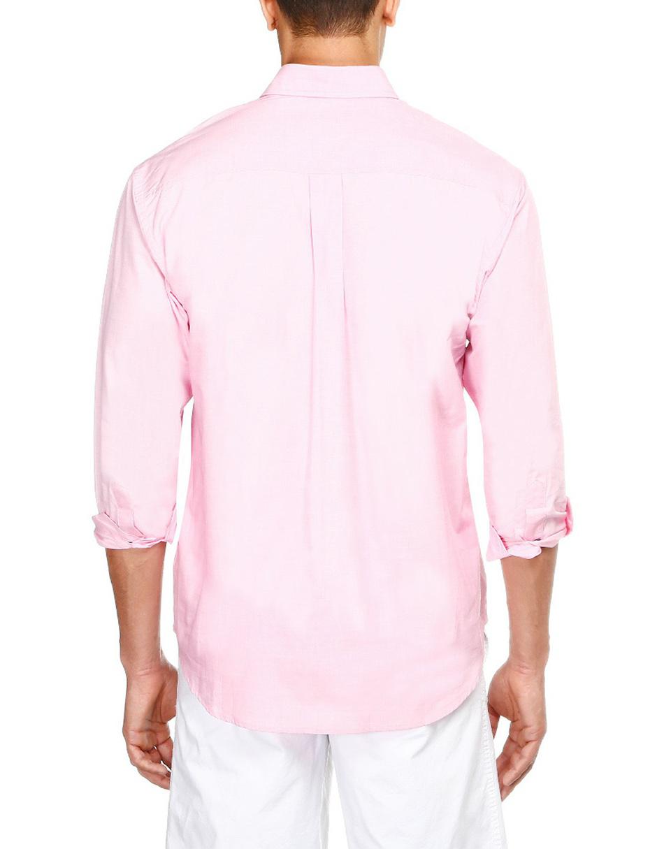 Camisa casual de algodón manga larga para hombre 2
