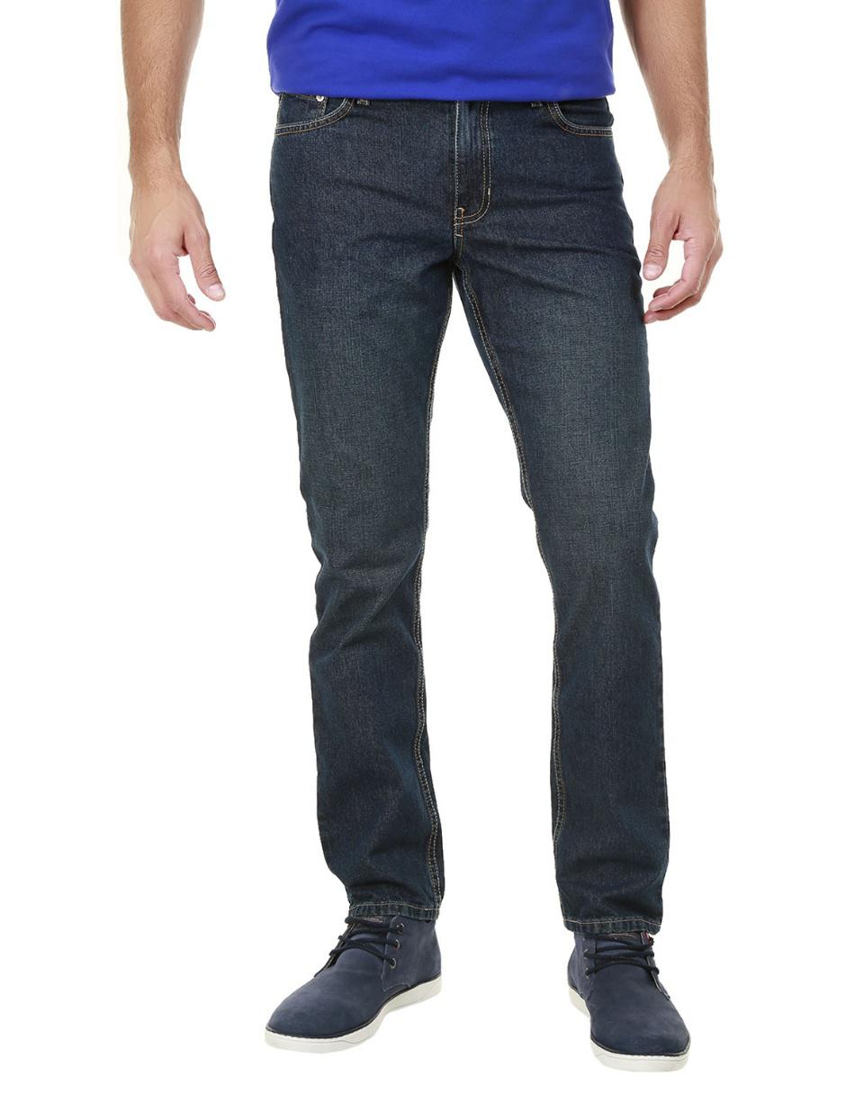 Jeans straight lavado obscuro para hombre Jeans straight lavado obscuro para hombre
