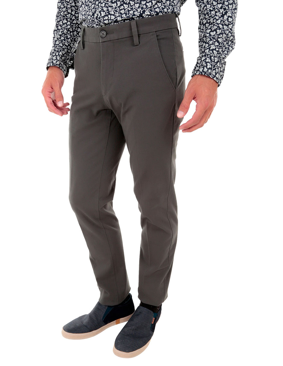 Pantalón casual slim de algodón para hombre 6