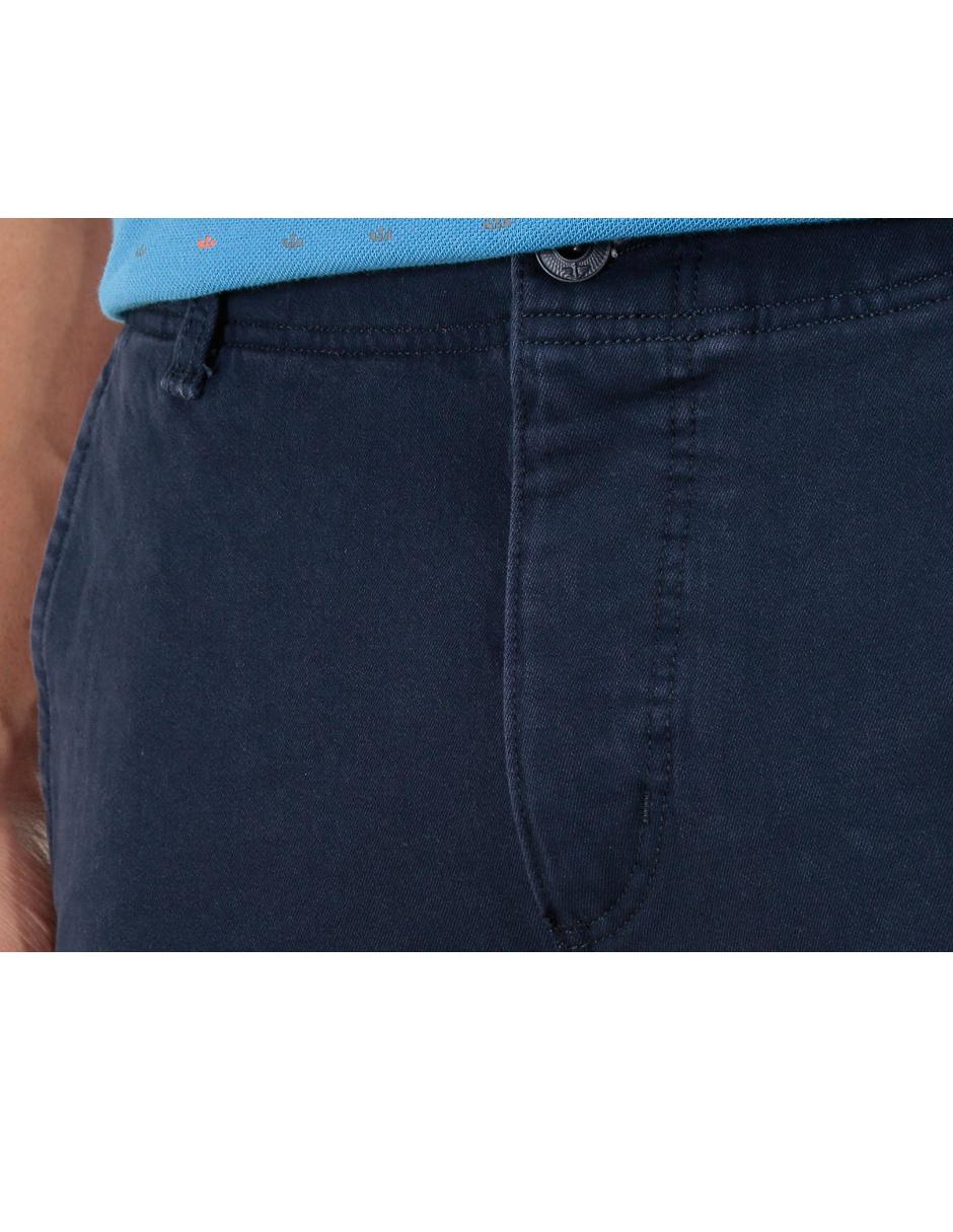 Pantalón casual regular slim de algodón para hombre 4