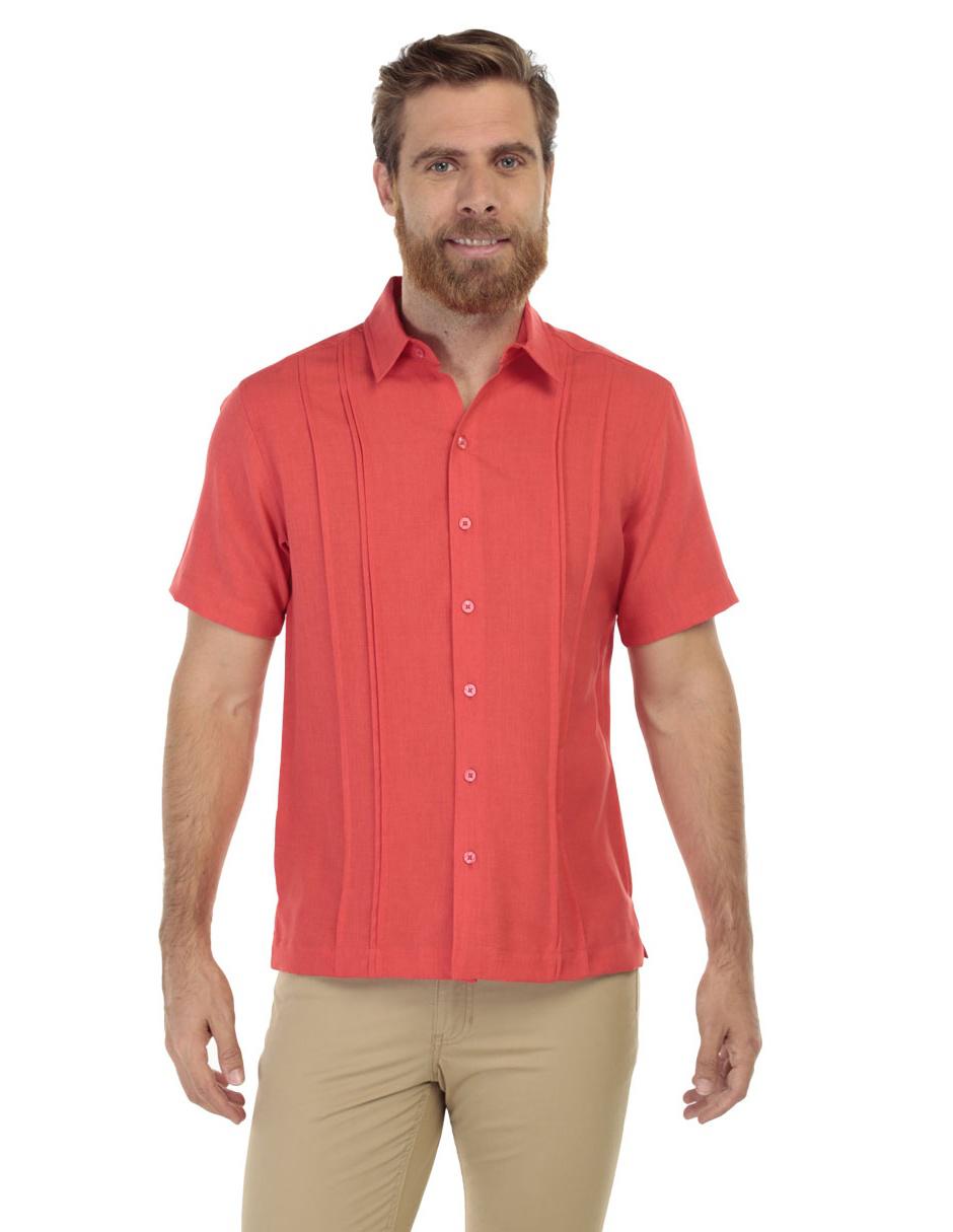 guayabera blanca manga corta