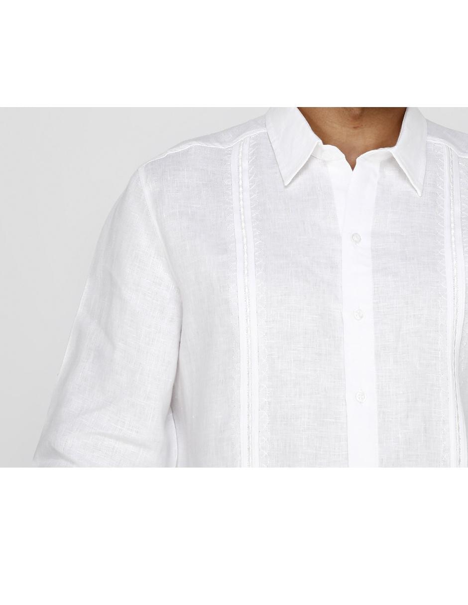 Guayabera manga larga para hombre 3