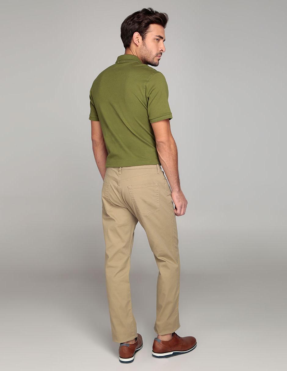 Pantalón recto de algodón para hombre 2