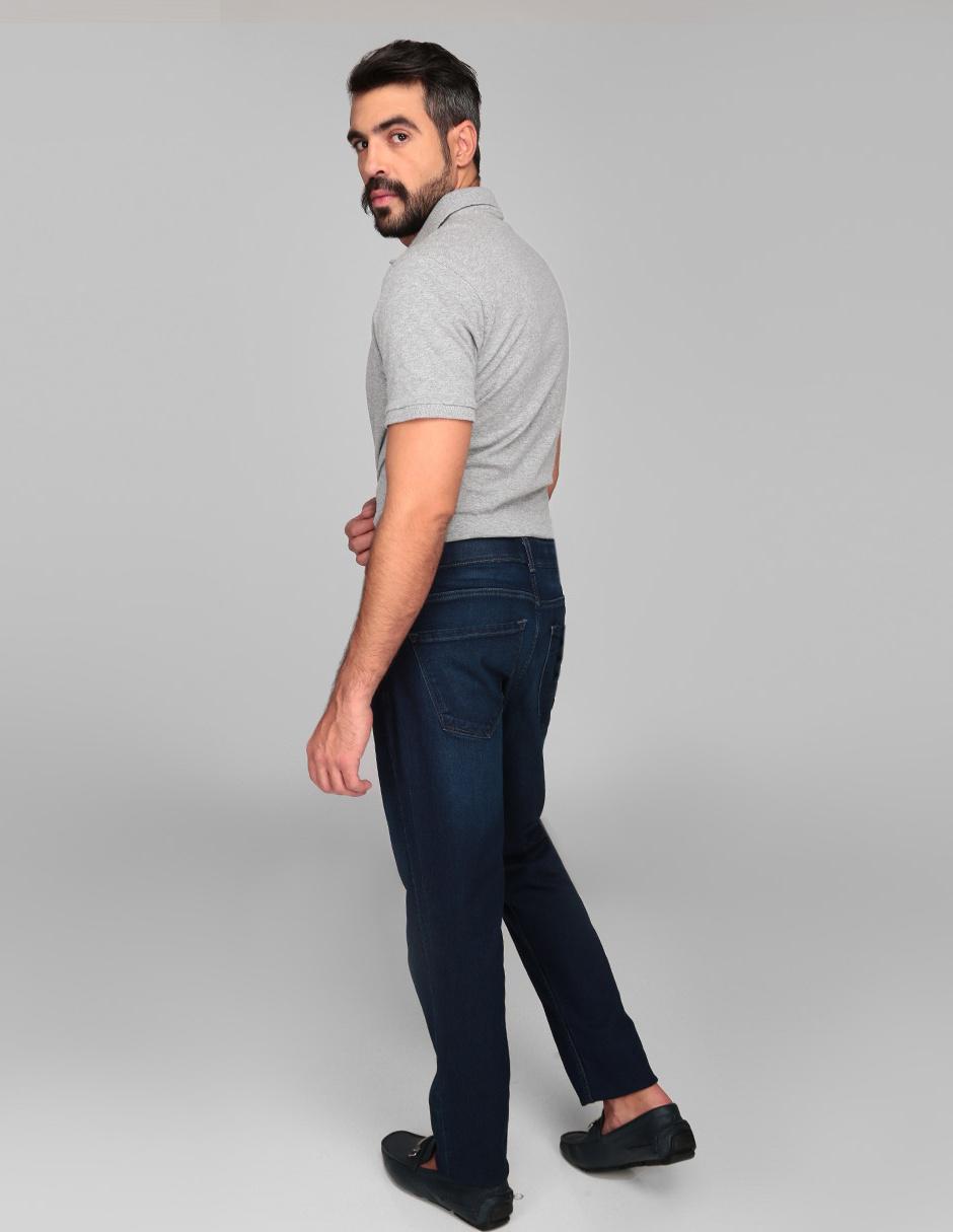 Jeans slim lavado obscuro para hombre 2